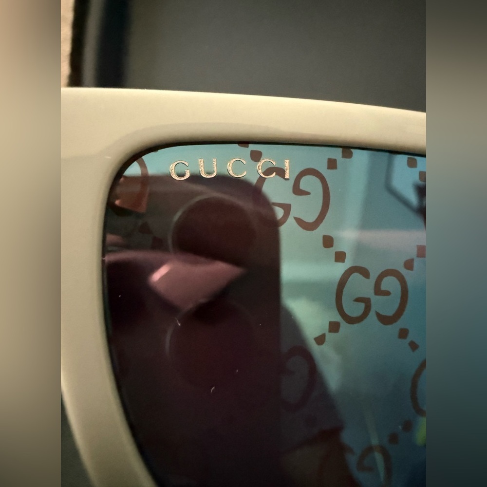 Gucci GG logo mirrored sunglasses - Picture 3 of 10